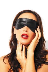 LEATHER BLINDFOLD 