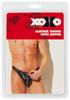 MEN LEATHER THONG W/ ZIPPER 