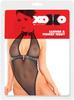 LEATHER  FISHNET TEDDY 