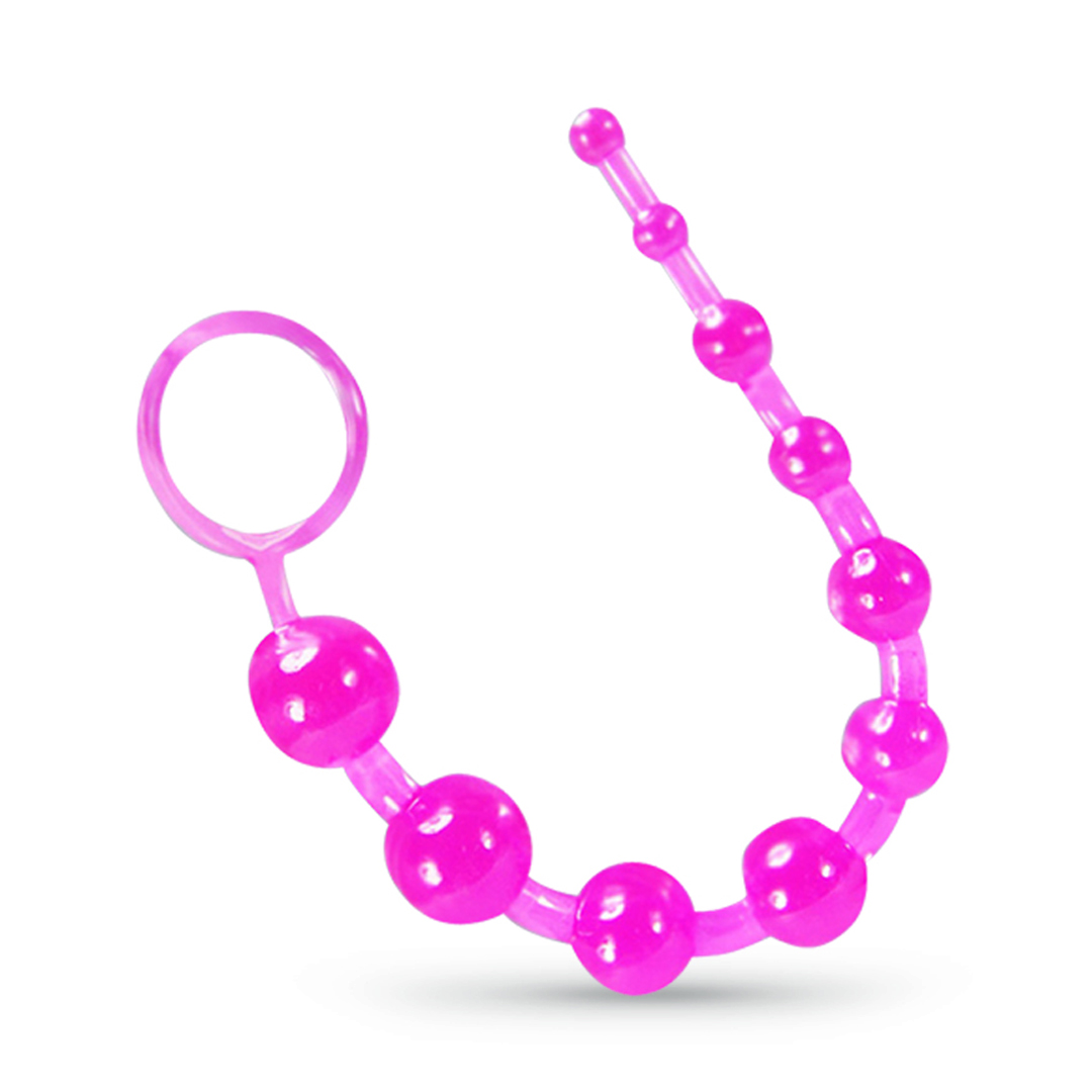 Sassy 10 Anal Beads Pink - BN23110