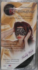 SATIN BLINDFOLD BLACK