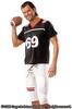 FOOTBALL PLAYER BLACK/WHITE L/X