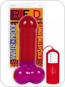 RED BOY LARGE BALLSY COCK W/BALLS