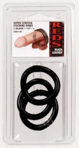 SUPER FLEX RING 1 1/2 BLK  BX 