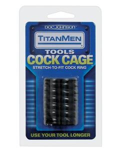 TITAN COCK CAGE BLACK