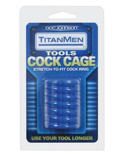 TITAN COCK CAGE BLUE