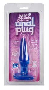 JELLY ANAL PLUG MEDIUM SAPPHIRE