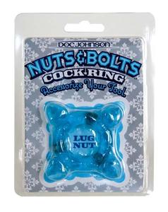 NUTS  BOLTS LUG NUT BLUE