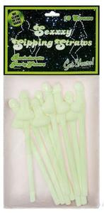 SEXXXY SIPPING STRAWS GLOW 8 PACK