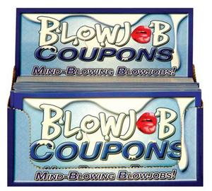 BLOWJOB COUPON DISPLAY