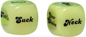 SEX DICE GLOW IN THE DARK