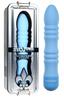 FLEUR DE LIS DESIRE 6 VIBRATOR BLUE