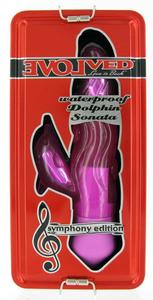 SYMPHONY SONATA VIBRATOR CLEAR PINK