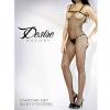 SEAMLESS NET CROTCHLESS BODY STOCKING BLK O/S