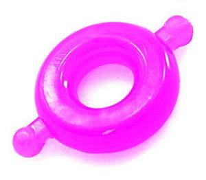 COCK RING ELASTOMER MEDIUM PINK