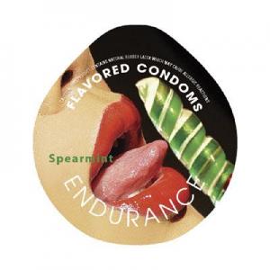 ENDURANCE FLAVORED 3PK CONDOMS-SPEARMINT