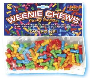 WEENIE CHEWS PENIS CANDY 125PCS