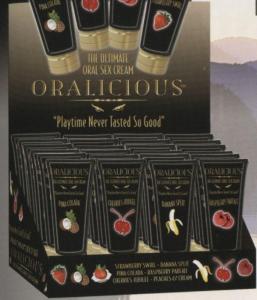 ORALICIOUS ORAL SEX CREAM 24PC DISPLAY