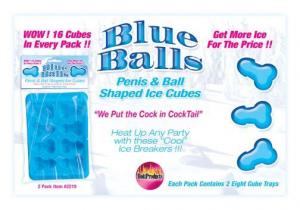 BLUE BALLS PENIS ICE CUBE TRAY