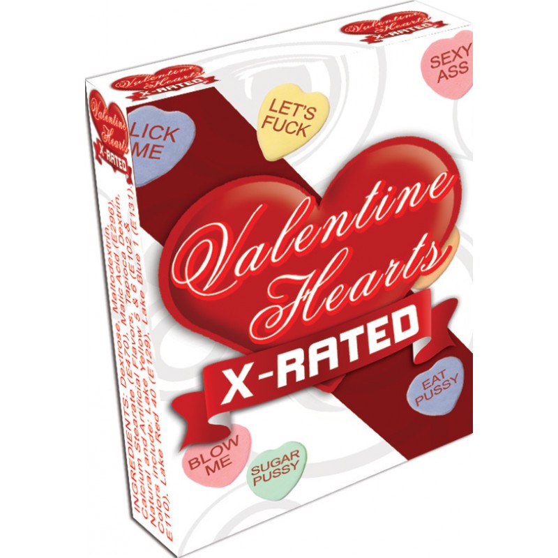 Valentines X Rated Heart Candy W Assorted Sayings 24pc Love Romance Sex Fun Ebay