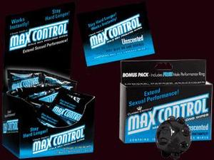 MAX CONTROL 12PK + BLACK SILICONE RING