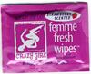 FEMME FRESH STRAWBERRY WIPES SINGLES