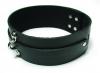 LEATHER COLLAR BLACK