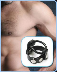 COCK RING HARNESS LEATHER