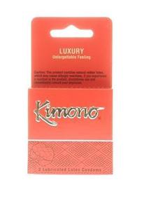 KIMONO LUBRICATED CONDOMS 3PK