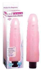 SOFTEAZE VIBRATING DONG PINK