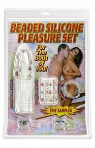 BEADED PLEASURE SET-CLEAR