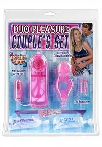 DUO PLEASURE COUPLES SET PINK