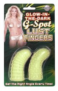 LUST FINGER G SPOT GLOW IN THE DARK