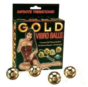 GOLD VIBRO BALLS 4PC. SET