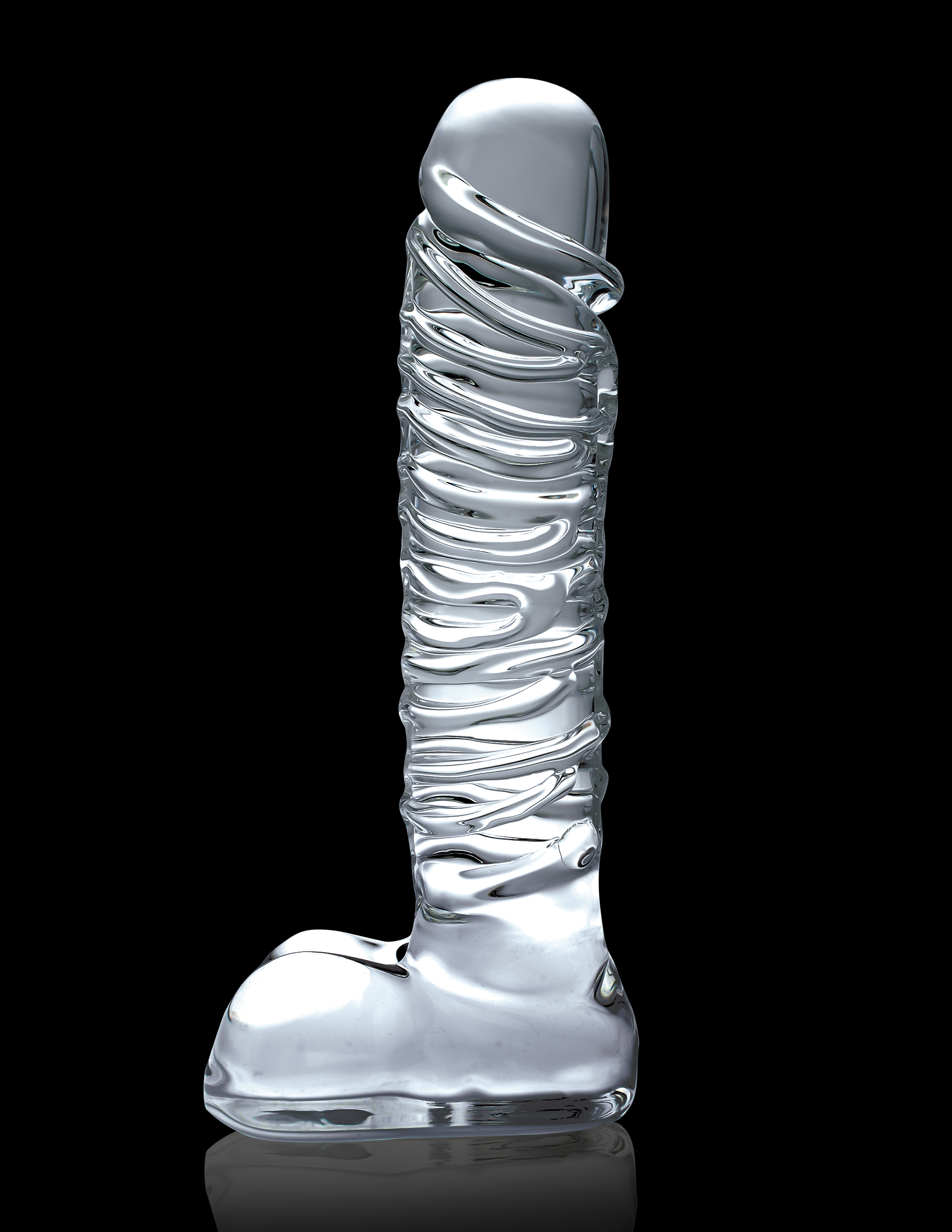 Стеклянный фаллоимитатор Pipedream Icicles No. 61 Clear, бесцветный 2961-00 PD - PipeDream - Анальные стимуляторы - Купить