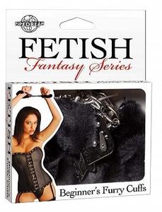 FETISH FANTASY FURRY CUFFS BLACK