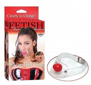 FETISH FANTASY CLEAR BALL GAG