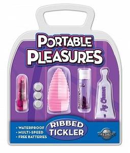 PORTABLE PLEASURES RIBBED TICKLER 