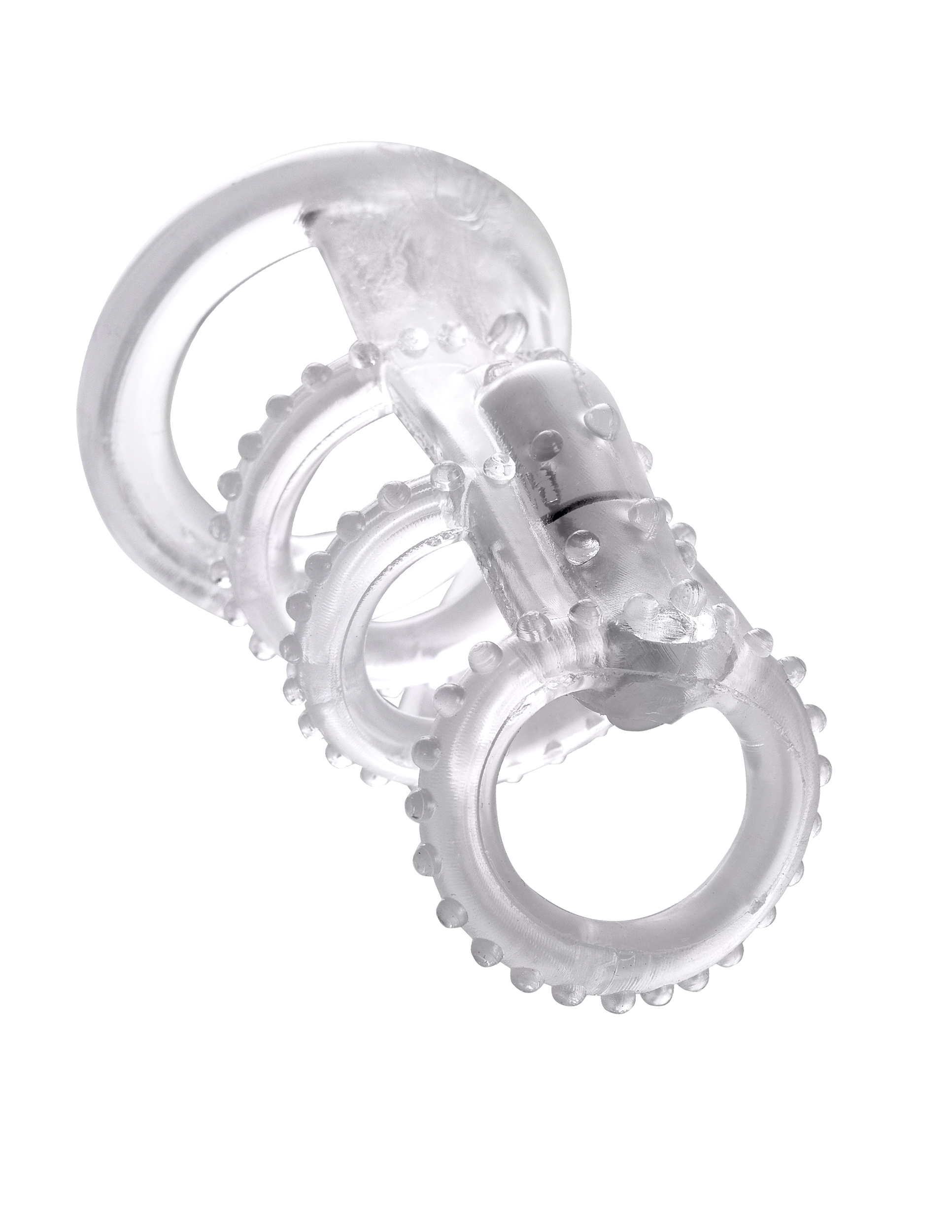Насадка с кольцом Fantasy X-tensions Perfect Extension with Ball Strap, телесная PD 4116-21 - PipeDream Fantasy X-tensions - Насадки на Член - Купить