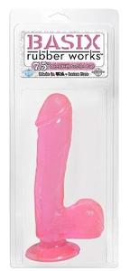 BASIX 7.5 PINK DONG W/SUCTION CUP