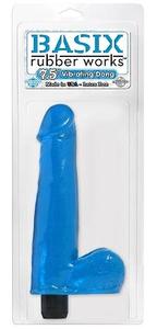 BASIX BLUE 7.5 VIBRATING DONG