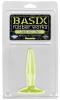 BASIX MINI BUTT PLUG- GLOW IN THE DARK