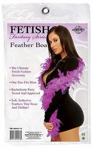 FETISH FANTASY FEATHER BOA PURPLE