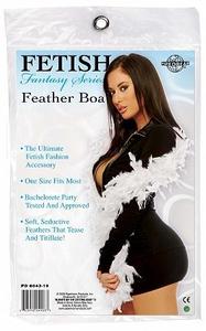 FETISH FANTASY FEATHER BOA WHITE