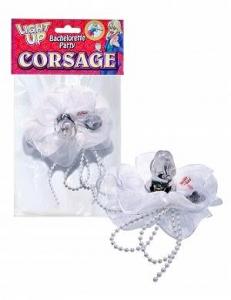 BACHELORETTE CORSAGE LIGHT UP