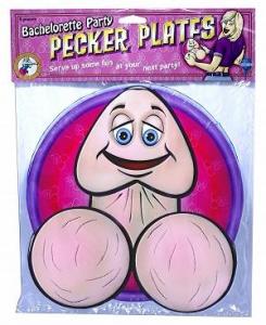 BACHELORETTE PECKER PLATES