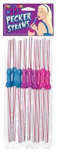 FUN COLOR PECKER STRAWS - MULTI