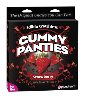 EDIBLE CROTCHLESS GUMMY PANTIES-STRAWBERRY  - PD750760