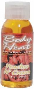 BODY HEAT PEACHES N CREAM 1 OZ