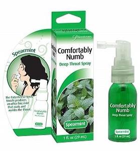 COMFORTABLY NUMB DEEP THROAT SPRAY - SPEARMINT